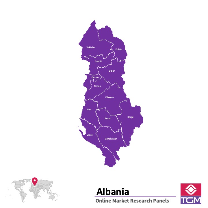 PANELS EN LIGNE EN ALBANIE | Études de Marché en Albanie