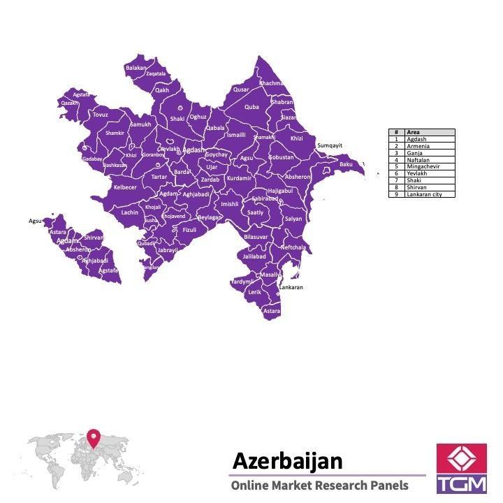 PANELS EN LIGNE EN AZERBAÏDJAN | Études de Marché en Azerbaïdjan