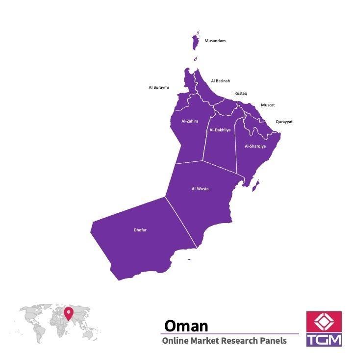 PANELS EN LIGNE À OMAN | Études de Marché à Oman