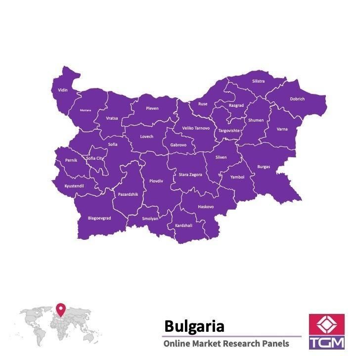 PANELS EN LIGNE EN BULGARIE |  Études de Marché en Bulgarie