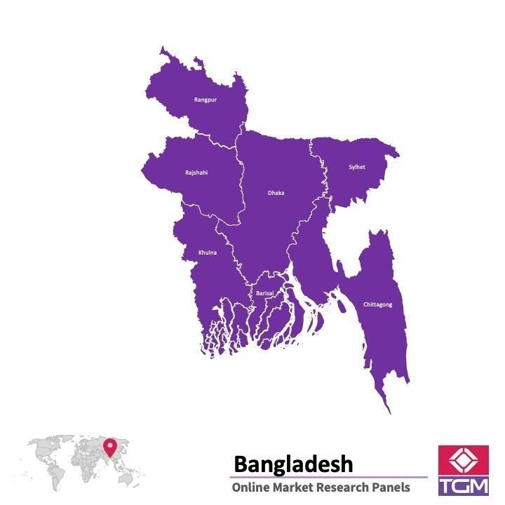 PANELS EN LIGNE AU BANGLADESH |  Études de Marché au Bangladesh