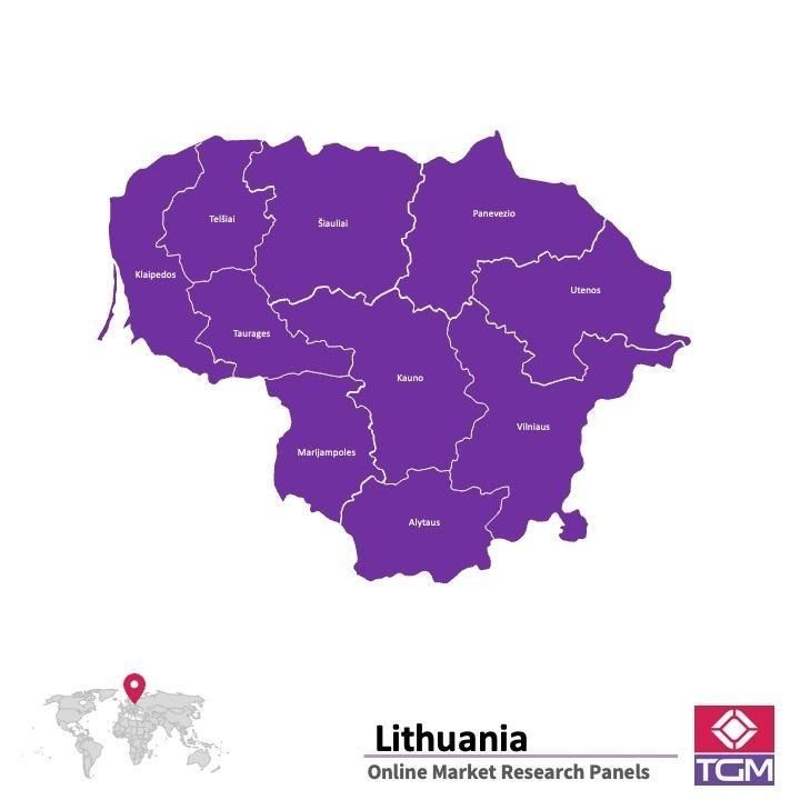 PANELS EN LIGNE EN LITUANIE |  Études de Marché en Lituanie